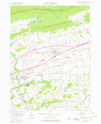 Download a high-resolution, GPS-compatible USGS topo map for Fredericksburg, PA (1978 edition)