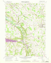 Download a high-resolution, GPS-compatible USGS topo map for Fredonia, PA (1972 edition)