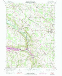 Download a high-resolution, GPS-compatible USGS topo map for Fredonia, PA (1991 edition)