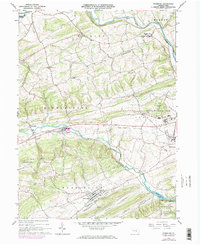 Download a high-resolution, GPS-compatible USGS topo map for Freeburg, PA (1973 edition)