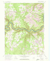 preview thumbnail of historical topo map of Clearfield County, PA in 1959