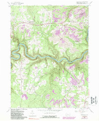 Download a high-resolution, GPS-compatible USGS topo map for Frenchville, PA (1988 edition)
