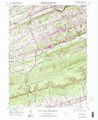 Download a high-resolution, GPS-compatible USGS topo map for Friedensburg, PA (1978 edition)