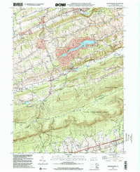 Download a high-resolution, GPS-compatible USGS topo map for Friedensburg, PA (2001 edition)