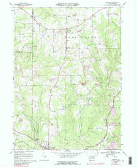 preview thumbnail of historical topo map of Clarion County, PA in 1967
