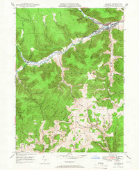 Download a high-resolution, GPS-compatible USGS topo map for Galeton, PA (1966 edition)