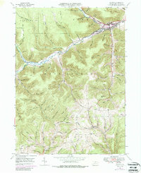 Download a high-resolution, GPS-compatible USGS topo map for Galeton, PA (1987 edition)