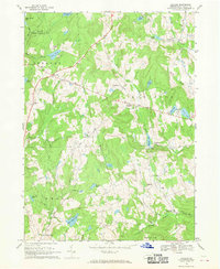 preview thumbnail of historical topo map of Wayne County, PA in 1967