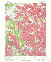 preview thumbnail of historical topo map of Philadelphia County, PA in 1967