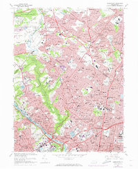Download a high-resolution, GPS-compatible USGS topo map for Germantown, PA (1974 edition)