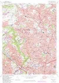 Download a high-resolution, GPS-compatible USGS topo map for Germantown, PA (1984 edition)