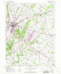 Download a high-resolution, GPS-compatible USGS topo map for Gettysburg, PA (1969 edition)