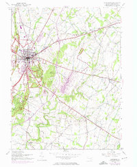 Download a high-resolution, GPS-compatible USGS topo map for Gettysburg, PA (1974 edition)