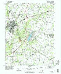 Download a high-resolution, GPS-compatible USGS topo map for Gettysburg, PA (1995 edition)