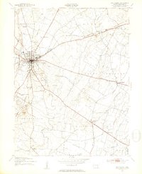 Download a high-resolution, GPS-compatible USGS topo map for Gettysburg, PA (1953 edition)