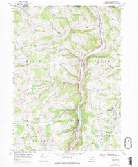 Download a high-resolution, GPS-compatible USGS topo map for Gillett, PA (1983 edition)