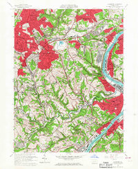 Download a high-resolution, GPS-compatible USGS topo map for Glassport, PA (1967 edition)