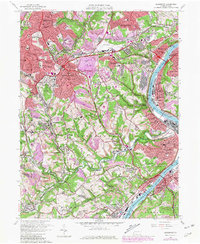 Download a high-resolution, GPS-compatible USGS topo map for Glassport, PA (1980 edition)