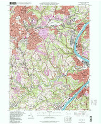 Download a high-resolution, GPS-compatible USGS topo map for Glassport, PA (1998 edition)