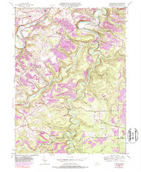 Download a high-resolution, GPS-compatible USGS topo map for Glen Richey, PA (1988 edition)