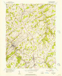 Download a high-resolution, GPS-compatible USGS topo map for Glen Rock, PA (1956 edition)