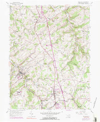 Download a high-resolution, GPS-compatible USGS topo map for Glen Rock, PA (1984 edition)