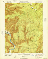 Download a high-resolution, GPS-compatible USGS topo map for Glen Union, PA (1948 edition)