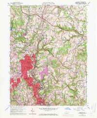 Download a high-resolution, GPS-compatible USGS topo map for Glenshaw, PA (1971 edition)