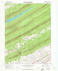 Download a high-resolution, GPS-compatible USGS topo map for Grantville, PA (1972 edition)