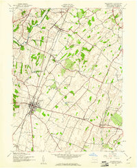 Download a high-resolution, GPS-compatible USGS topo map for Greencastle, PA (1961 edition)