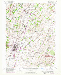 Download a high-resolution, GPS-compatible USGS topo map for Greencastle, PA (1968 edition)