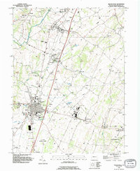 Download a high-resolution, GPS-compatible USGS topo map for Greencastle, PA (1995 edition)
