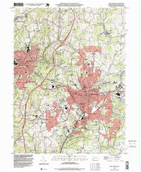 Download a high-resolution, GPS-compatible USGS topo map for Greensburg, PA (1999 edition)