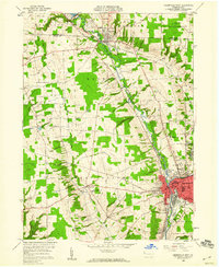 Download a high-resolution, GPS-compatible USGS topo map for Greensville West, PA (1960 edition)