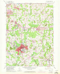 Download a high-resolution, GPS-compatible USGS topo map for Grove City, PA (1972 edition)