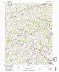Download a high-resolution, GPS-compatible USGS topo map for Hackett, PA (1979 edition)