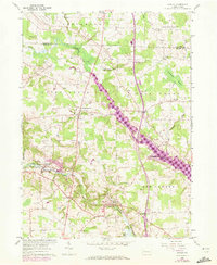 Download a high-resolution, GPS-compatible USGS topo map for Hadley, PA (1972 edition)