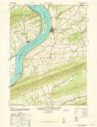 Download a high-resolution, GPS-compatible USGS topo map for Halifax, PA (1963 edition)