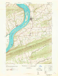 Download a high-resolution, GPS-compatible USGS topo map for Halifax, PA (1967 edition)