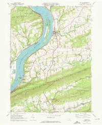 Download a high-resolution, GPS-compatible USGS topo map for Halifax, PA (1972 edition)