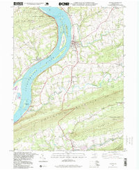 Download a high-resolution, GPS-compatible USGS topo map for Halifax, PA (1999 edition)