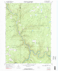 preview thumbnail of historical topo map of Elk County, PA in 1969