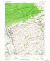 Download a high-resolution, GPS-compatible USGS topo map for Hamburg, PA (1971 edition)