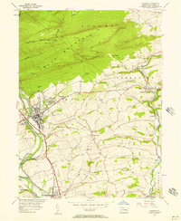 Download a high-resolution, GPS-compatible USGS topo map for Hamburg, PA (1957 edition)