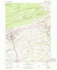 Download a high-resolution, GPS-compatible USGS topo map for Hamburg, PA (1985 edition)