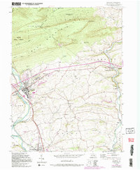 Download a high-resolution, GPS-compatible USGS topo map for Hamburg, PA (1994 edition)