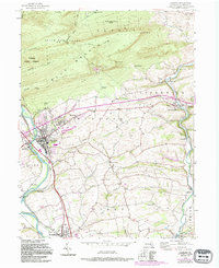 Download a high-resolution, GPS-compatible USGS topo map for Hamburg, PA (1994 edition)