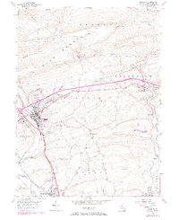 Download a high-resolution, GPS-compatible USGS topo map for Hamburg, PA (1971 edition)