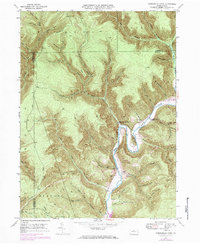 Download a high-resolution, GPS-compatible USGS topo map for Hammersley Fork, PA (1984 edition)