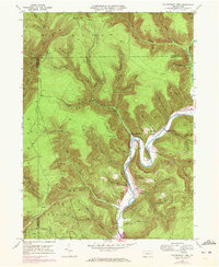 Download a high-resolution, GPS-compatible USGS topo map for Hammersley Fork, PA (1972 edition)